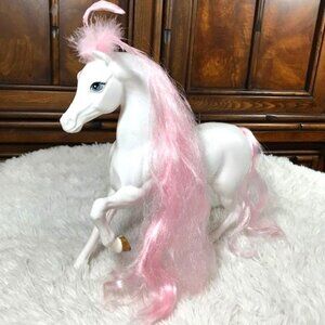 Pink & White Feather Top Mane Glitter Showhorse